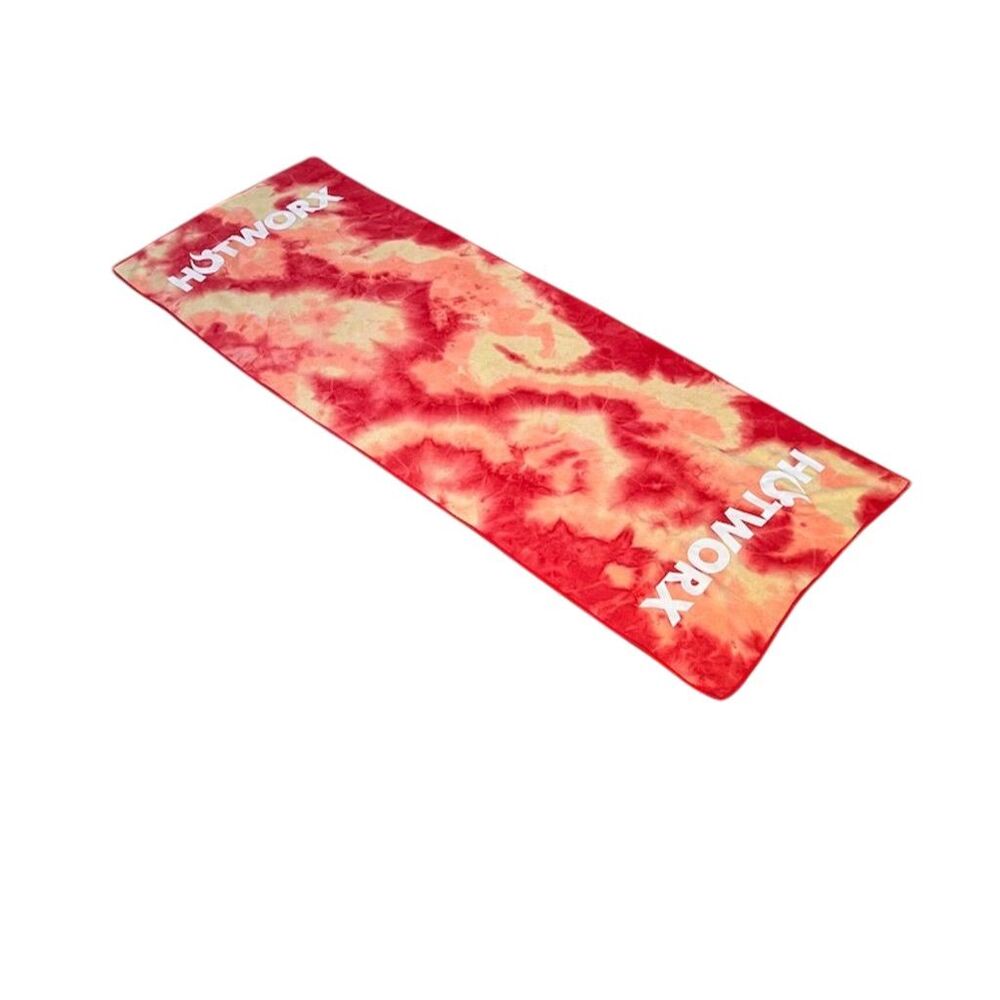 [hotworx] limited edition tie-dye non-slip yoga towel